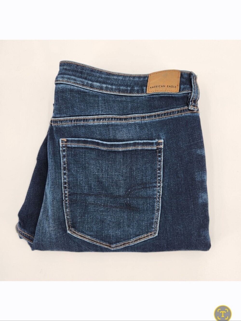 American Eagle Next Level Stretch Jegging Jean Womens Size 18 Dark Wash Denim